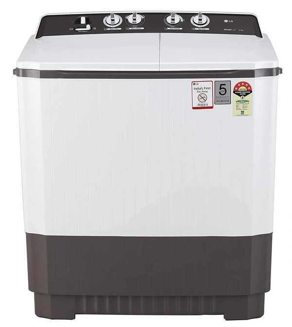 LG 9 kg 5 Star Semi-Automatic Top Loading Washing Machine (P9040RGAZ, Grey, Lint collector) - Hiranagar Kathua Jatwal, Credit & Debit Card Accepted, 3-5 Days