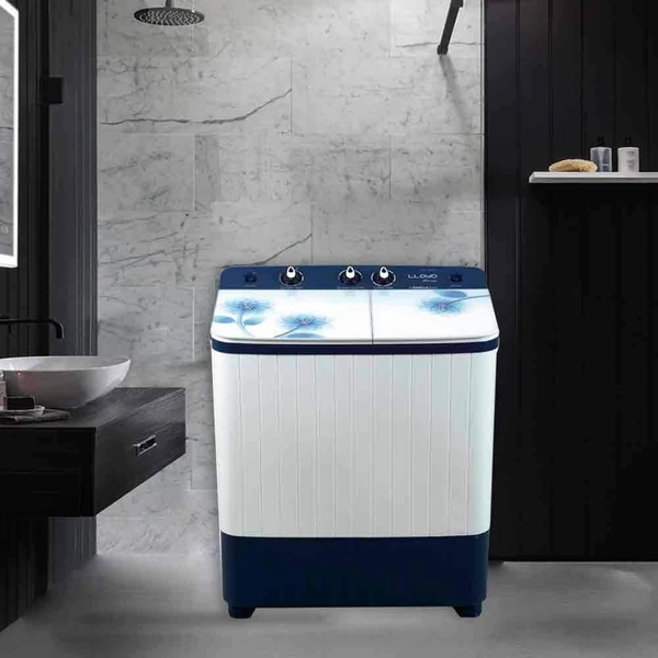 Lloyd 7 Kg Semi-Automatic Top Loading Washing Machine (LWMS70BE1, Blossom Blue) - Hiranagar Kathua Jatwal, Credit & Debit Card Accepted