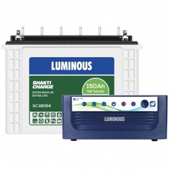 Luminous Inverter 800VA & Battery 150Ah Combo for Home, Shop, Office - Hiranagar Kathua Jatwal, Credit & Debit Cards Accepted
