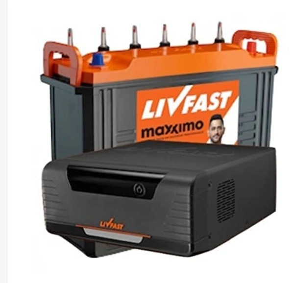Livfast Inverter Combo FCS1125 Sine Wave Inverter and MXTT2342 Tall Tubular 210 AH Battery - Hiranagar Jatwal Kathua, Credit & Debit Card Accepted