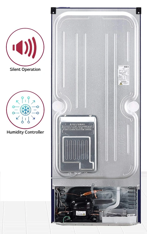 LG 260L 3 Star Smart Inverter Frost-Free Double Door Refrigerator (GL-T292RBCX, Blue Charm, Convertible) - Hiranagar Jatwal Kathua, Credit & Debit Card Accepted