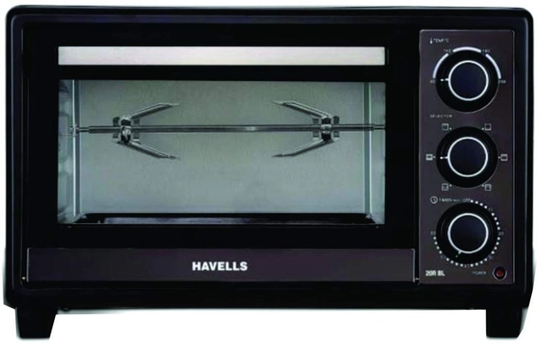 Havells 20R BL Oven Toaster Grill with Double Glass Door (Black, 20 Litre) - Hiranagar Kathua Jatwal, Credit & Debit Card Accepted