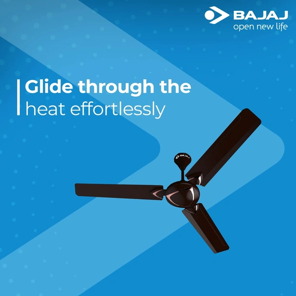 Bajaj Glide Plus Ceiling Fan 1200 mm, Classy Red Wine - Hiranagar, Kathua Samba