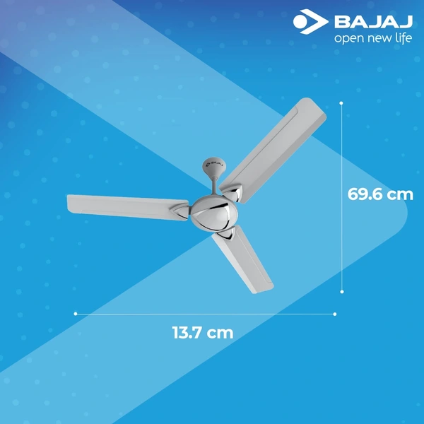 Bajaj Glide Plus Ceiling Fan 1200 mm, Snowy White - Hiranagar, Kathua Samba