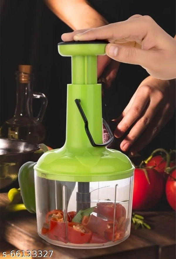 Manual Speedy Hand Press Food Chopper, Quick N Powerful Manual Hand Held Chopper, Twister Push Chopper to Chop & Cut Fruits, Vegetables, Nuts, Herbs, Onions Pack of 1 - Hiranagar, Kathua Jatwal