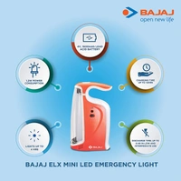 Bajaj ELX Mini 1.2-Watts LED Emergency Light (Red) - Hiranagar, Kathua Jatwal