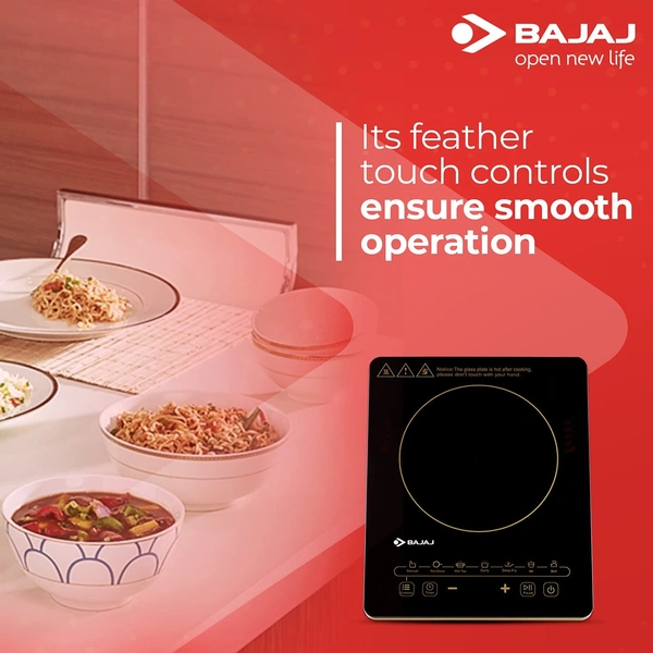 Bajaj Magnifique 2000W Induction Cooktop with Pan Sensor and Voltage Pro Technology, Black - Hiranagar, Kathua Jatwal