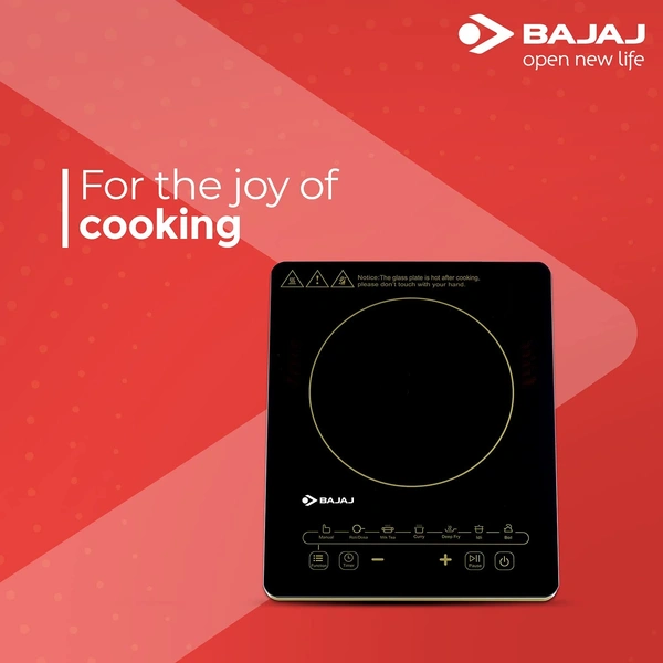 Bajaj Magnifique 2000W Induction Cooktop with Pan Sensor and Voltage Pro Technology, Black - Hiranagar, Kathua Jatwal