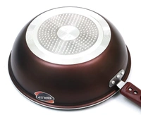 Nirlep Bajaj Electricals Selec+ J Class Aluminium 2.8 L 24 Cm Non Stick Induction Wok, 2.6 mm - Maroon - Hiranagar, Kathua Jatwal