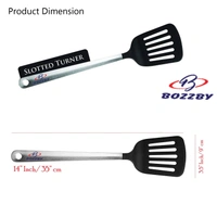 Nylon Heat-Resistant Nonstick Turner Scoop for Kitchen Cooking Utensil Tools Set (Black Color, Pack of 1 Pcs) - Hiranagar, Kathua Jatwal