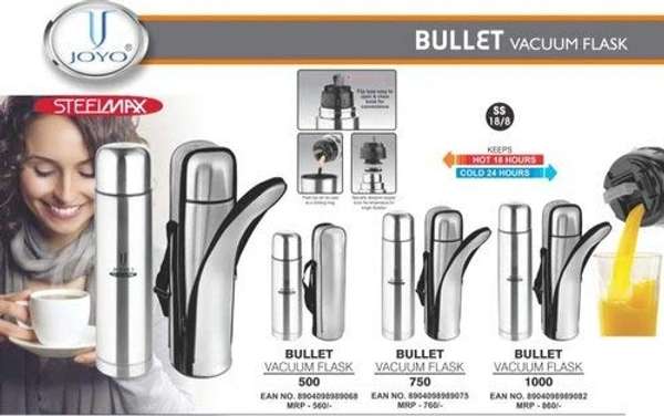 JOYO Steelmax Bullet Vaccum Flask Thermos 1000 ml - Hiranagar, Kathua Jatwal