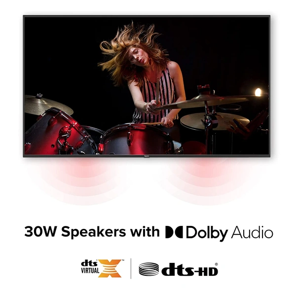 Redmi 108 cm (43 inches) 4K Ultra HD Android Smart LED TV X43 | L43R7-7AIN (Black) (2022 Model) - Free Scheduled Delivery