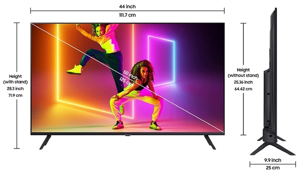 Samsung 125 cm (50 inches) Crystal 4K Series Ultra HD Smart LED TV UA50AUE60AKLXL (Black) - FREE Scheduled Delivery