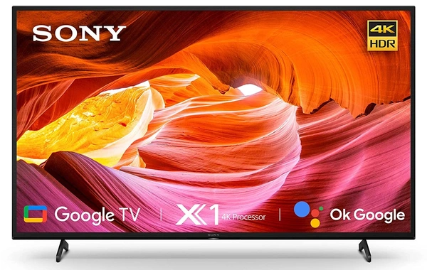 Sony Bravia 126 cm (50 inches) 4K Ultra HD Smart LED Google TV KD-50X75K (Black) with Alexa Compatibility - FREE Scheduled Delivery