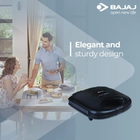 Bajaj SWX 3 Deluxe Sandwich Toaster 800W, Black, Regular - Hiranagar, 3-5 Days