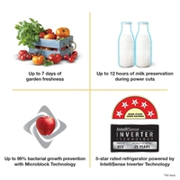 Whirlpool 215 L 5 Star Inverter Direct-Cool Single Door Refrigerator with Intellisense inverter technology(230 IMPRO ROY 5S INV SAPPHIRE ABYSS, Sapphire Abyss) - Credit & Debit Card Accepted, 3-5 Days