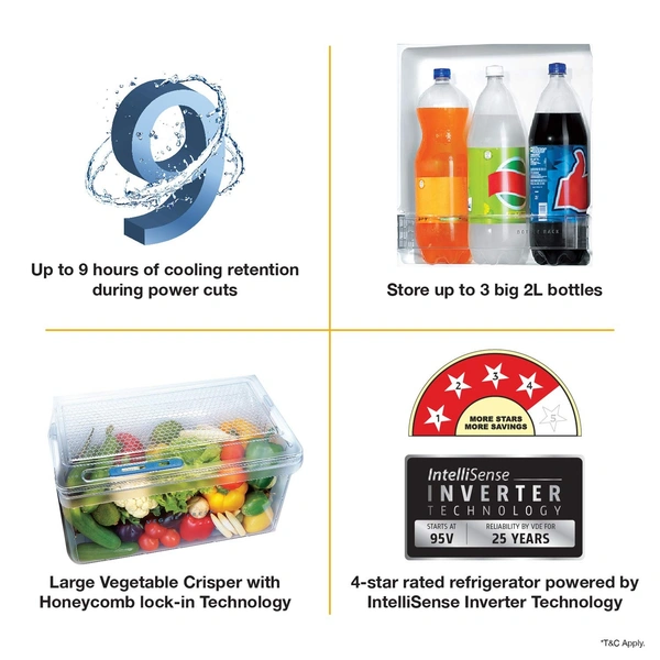 Whirlpool 190 L 3 Star Direct Cool Single Door Refrigerator (WDE 205 CLS PLUS 3S Wine Radiance) - Credit & Debit Cards Accepted, 3-5 Days