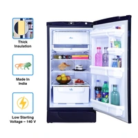 Godrej 185 L 2 Star Direct Cool Single Door Refrigerator (RD EDGE 200B 23 WRF PP BL, Pep Blue, Large Vegetable Tray) - 3-5 Days