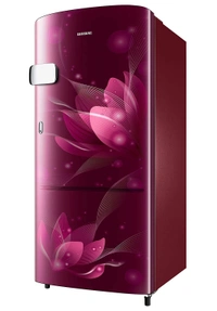 Samsung 192 L 3 Star Inverter Direct Cool Single Door Refrigerator (RR20A1Y2YR8/HL, Saffron Red) - 3-5 Days