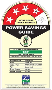 Samsung 220 L 4 Star Inverter Direct Cool Single Door Refrigerator (RR23A2J3XBZ/HL, Midnight Blossom Black, Digi-Touch Cool, Curd Maestro) - Credit & Debit Card Accepted, 3-5 Days