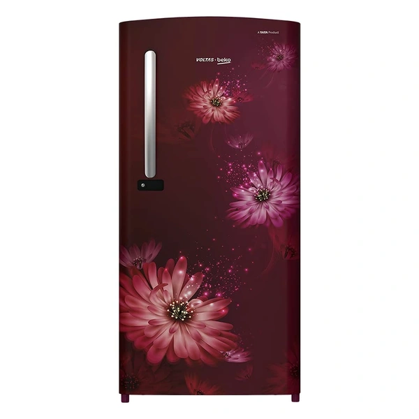 Voltas Beko 195 L 3 Star Direct Cool Single Door Refrigerator (Dahlia Wine) - Credit & Debit Card Accepted, 3-5 Days