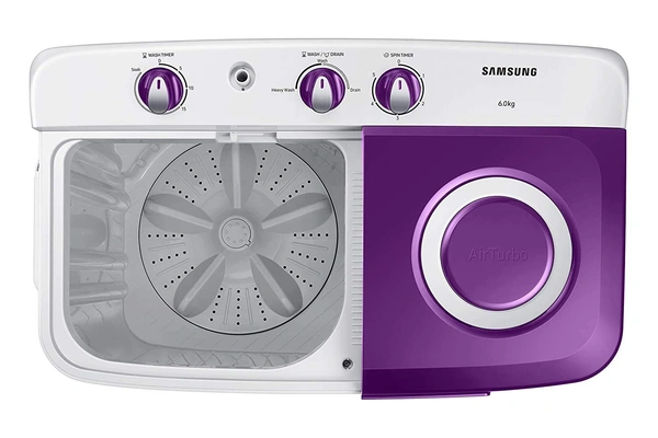 Samsung 6.0 Kg 5 Star Semi-Automatic Top Loading Washing Machine - Credit & Debit Card Accepted, 3-5 Days