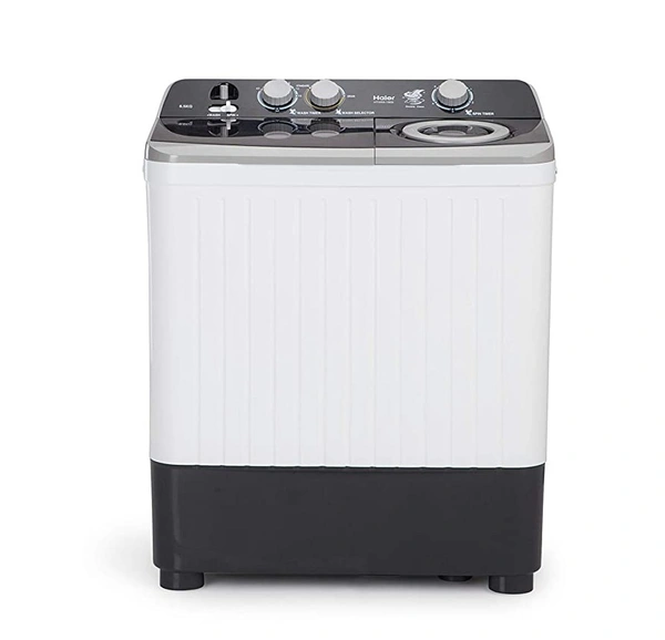 Haier 7 Kg Semi-Automatic Top Loading Washing Machine (HTW70-186S, Grey) - Credit & Debit Card Accepted, 3-5 Days