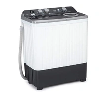 Haier 7 Kg Semi-Automatic Top Loading Washing Machine (HTW70-186S, Grey) - Credit & Debit Card Accepted, 3-5 Days