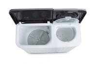 Haier 7 Kg Semi-Automatic Top Loading Washing Machine (HTW70-186S, Grey) - Credit & Debit Card Accepted, 3-5 Days