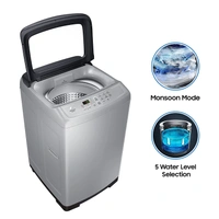 Samsung 6.5 kg Fully-Automatic Top Loading Washing Machine (WA65A4002VS/TL, Imperial Silver, Diamond Drum) - Credit & Debit Card Accepted, 3-5 Days