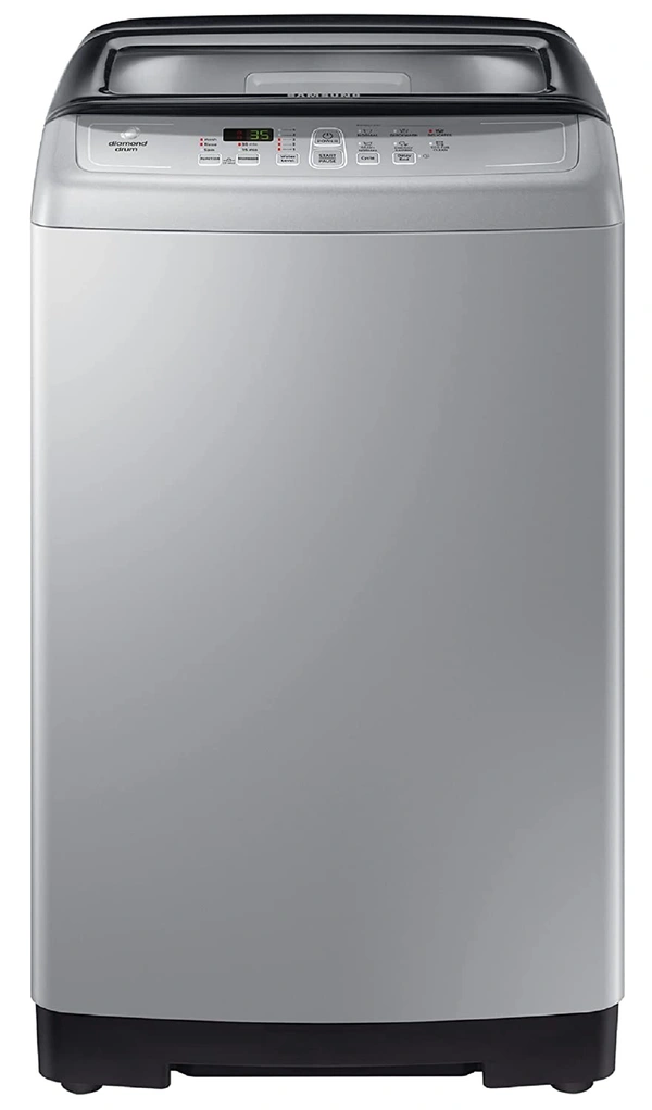 Samsung 6.5 kg Fully-Automatic Top Loading Washing Machine (WA65A4002VS/TL, Imperial Silver, Diamond Drum) - Credit & Debit Card Accepted, 3-5 Days