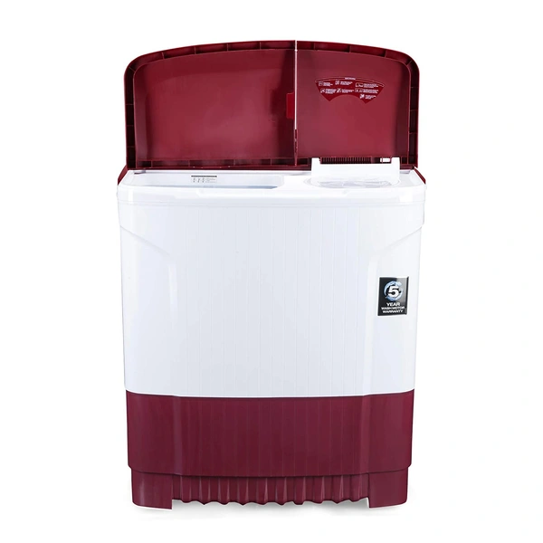 Godrej 7.2 Kg Semi-Automatic Top Loading Washing Machine (WS EDGE CLS 7.2 PN2 M WNRD, Wine Red) - Credit & Debit Card Accepted, 3-5 Days