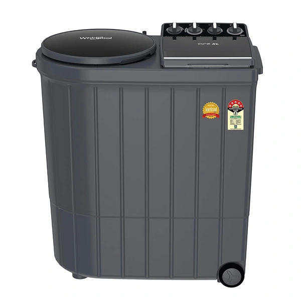 Whirlpool 9 Kg 5 Star Semi-Automatic Top Loading Washing Machine (ACE XL 9, Graphite Grey, 3D Scrub Technology) - Credit & Debit Card Accepted, 3-5 Days