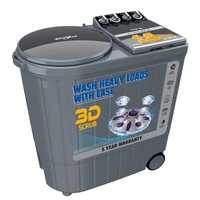 Whirlpool 9 Kg 5 Star Semi-Automatic Top Loading Washing Machine (ACE XL 9, Graphite Grey, 3D Scrub Technology) - Credit & Debit Card Accepted, 3-5 Days