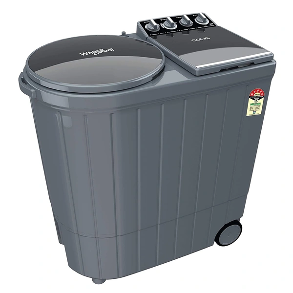 Whirlpool 9 Kg 5 Star Semi-Automatic Top Loading Washing Machine (ACE XL 9, Graphite Grey, 3D Scrub Technology) - Credit & Debit Card Accepted, 3-5 Days