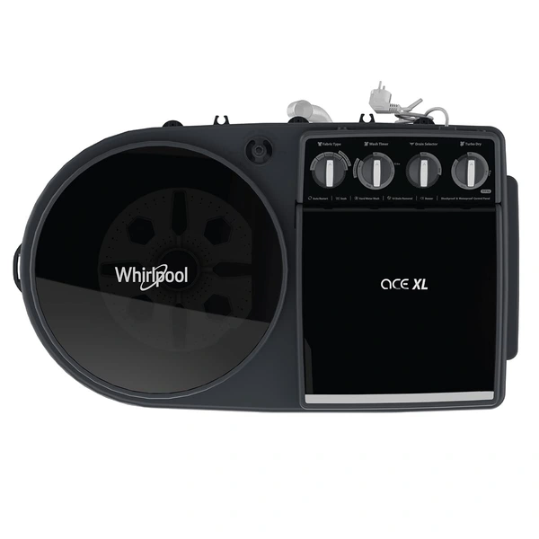 Whirlpool 9 Kg 5 Star Semi-Automatic Top Loading Washing Machine (ACE XL 9, Graphite Grey, 3D Scrub Technology) - Credit & Debit Card Accepted, 3-5 Days