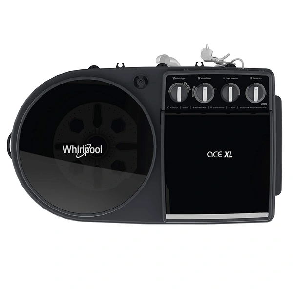 Whirlpool 9 Kg 5 Star Semi-Automatic Top Loading Washing Machine (ACE XL 9, Graphite Grey, 3D Scrub Technology) - Credit & Debit Card Accepted, 3-5 Days