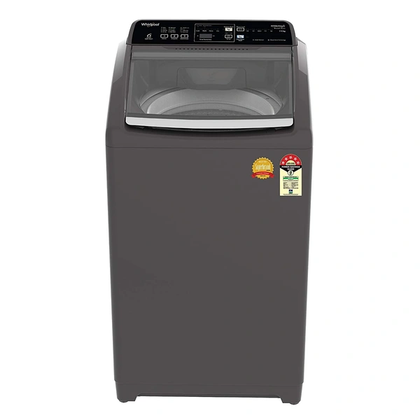 Whirlpool 7.5 Kg 5 Star Royal Plus Fully-Automatic Top Loading Washing Machine (WHITEMAGIC ROYAL PLUS 7.5, Grey, Hard Water Wash) - Credit & Debit Card Accepted, 3-5 Days
