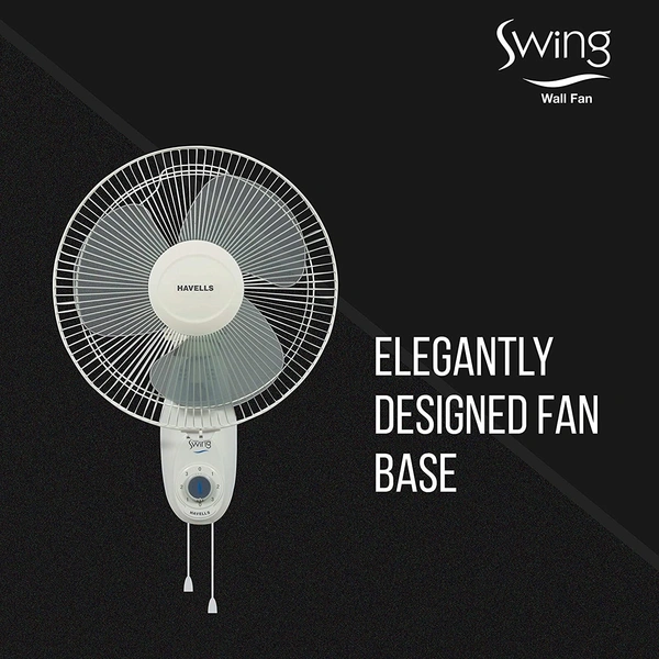 Havells Swing 400mm Wall Fan (Off White) - Hiranagar, Kathua Jatwal, 3-5 Days