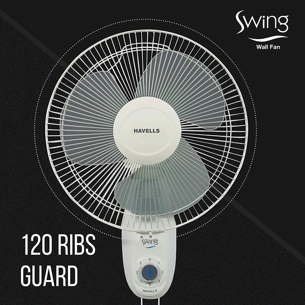 Havells Swing 400mm Wall Fan (Off White) - Hiranagar, Kathua Jatwal, 3-5 Days