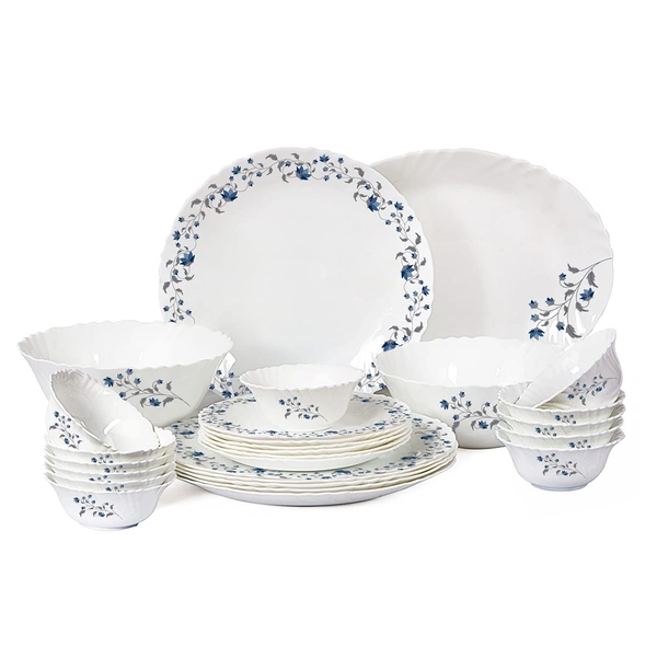 Cello Opalware Imperial Vinea Opalware Dinner Set, 27 Pieces, White - Hiranagar, `, 3-5 Days