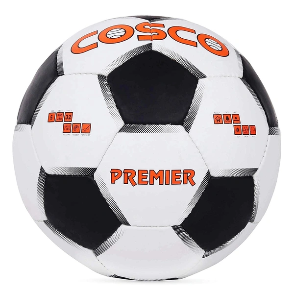 Cosco Premier cotton Football, Size 4, White/Black - Hiranagar, 3-5 Days