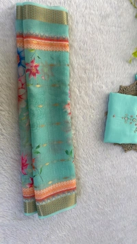 Roman Silk Soft Fabric Kurti Set - L