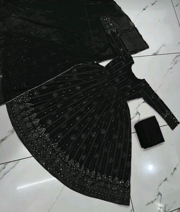 Anarkali Suit Heavy Fox Latest - L