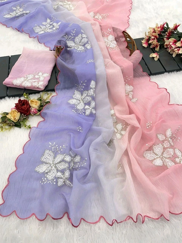 New Now Here Added Saree