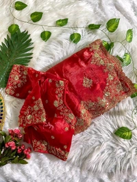 Pure Soft Zimmi Choo Saree With Amazing 3 Mm Sequence