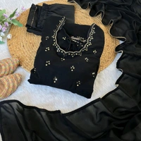 Party Wear Georgette Gown - M