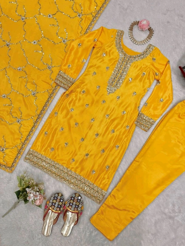 Chinon Silk Suit 3xl Size - Xxxl