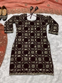 Launching New Designer Party Wear Look Top ,Dhoti Salwar and Dupatta*πβ€οΈ - M