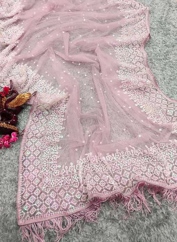 RELAUNCH EXCLUSIVE DESIGNER SEQUINS SAREE COLLECTION